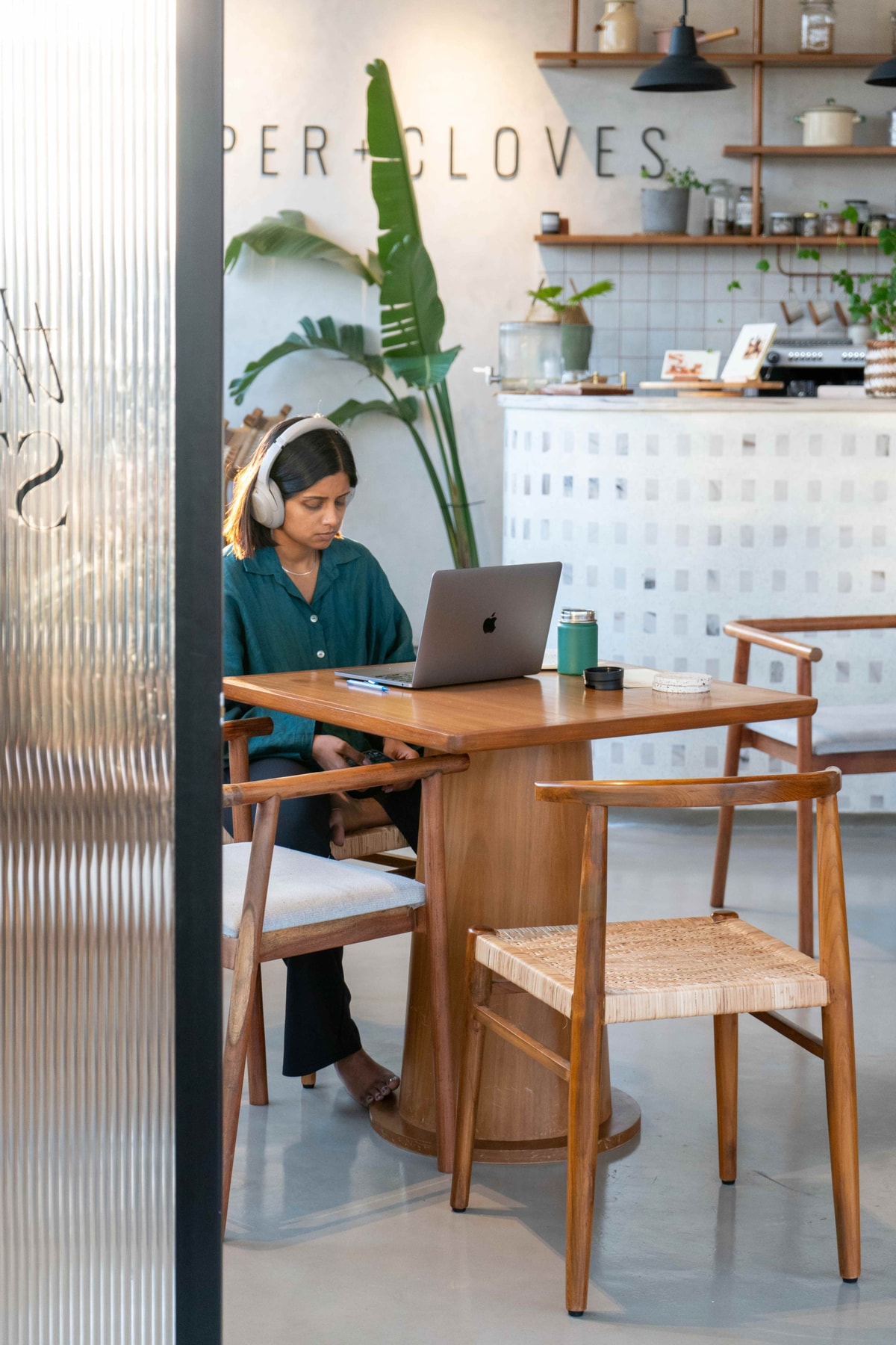 Co-working at The Studio - Laptop, coffee, and community